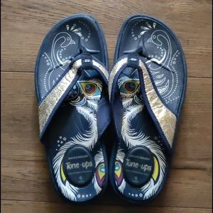 Skechers Tone Ups Flip Flops